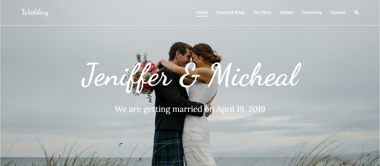 Zakra - это многофункциональная тема премиум-класса, которую можно использовать для свадебного сайта.