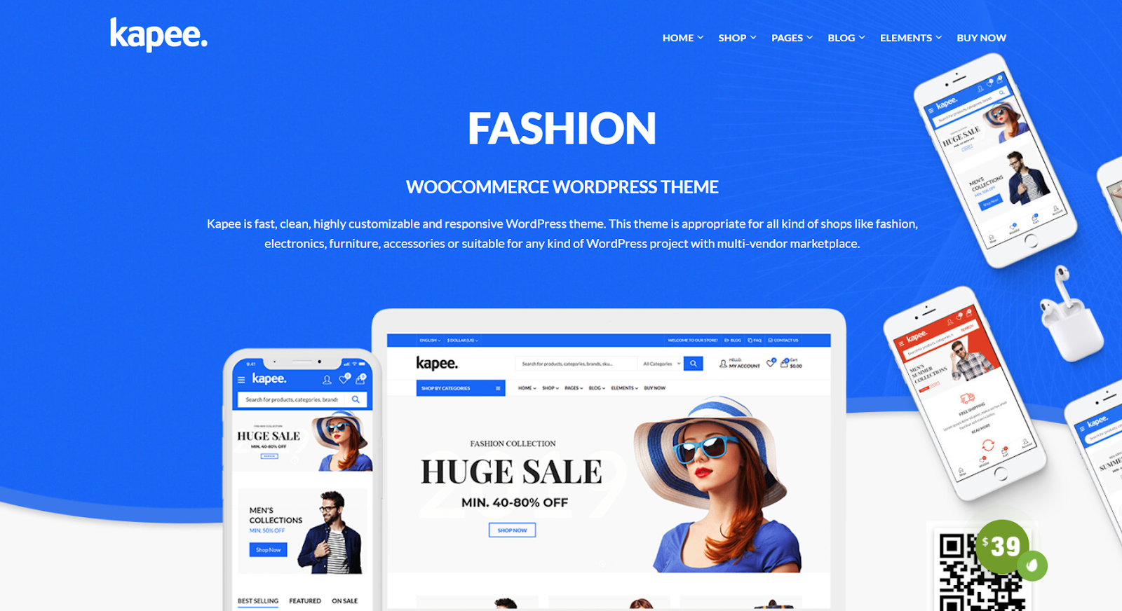 Ten motyw WordPress dla sklepu z modą jest szybki i dobrze zoptymalizowany