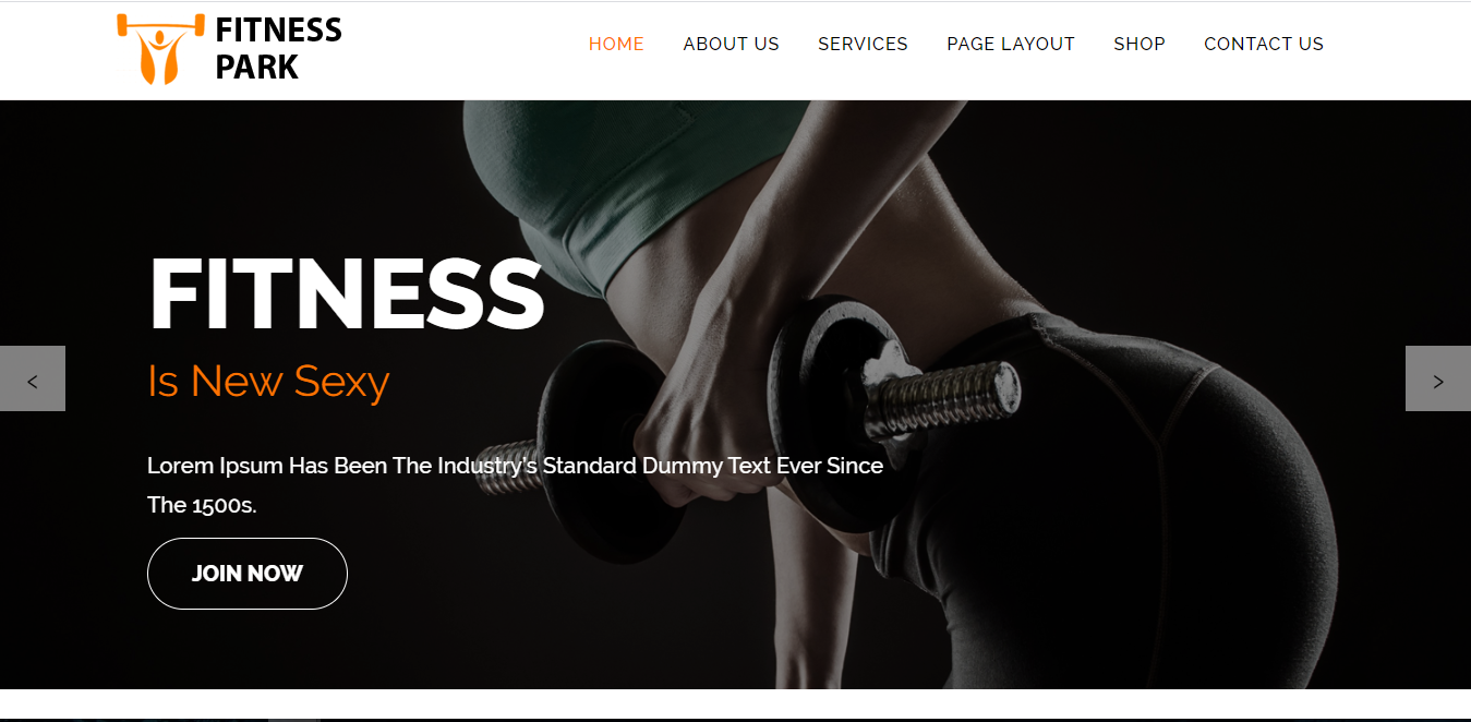 Fitness Park - впечатляющая бесплатная спортивная тема WordPress