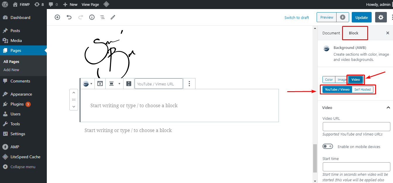 これらのオプションのいずれかを選択してください