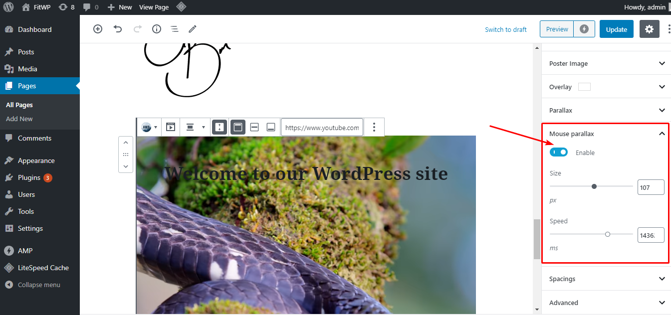 速度が遅いほど、ビデオの動きは速くなります。