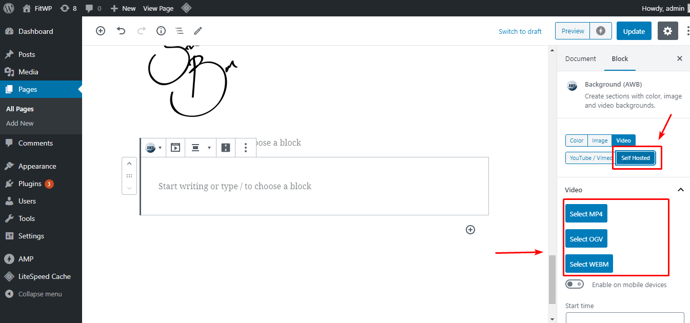 2番目のオプションについては、セルフホストセクションに移動します