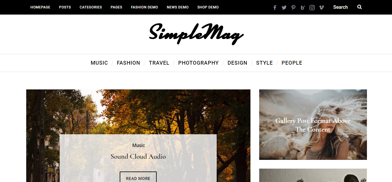 SimpleMag ist ein Bestseller-Premium-Theme für Blogs mit über 14000 Verkäufen weltweit