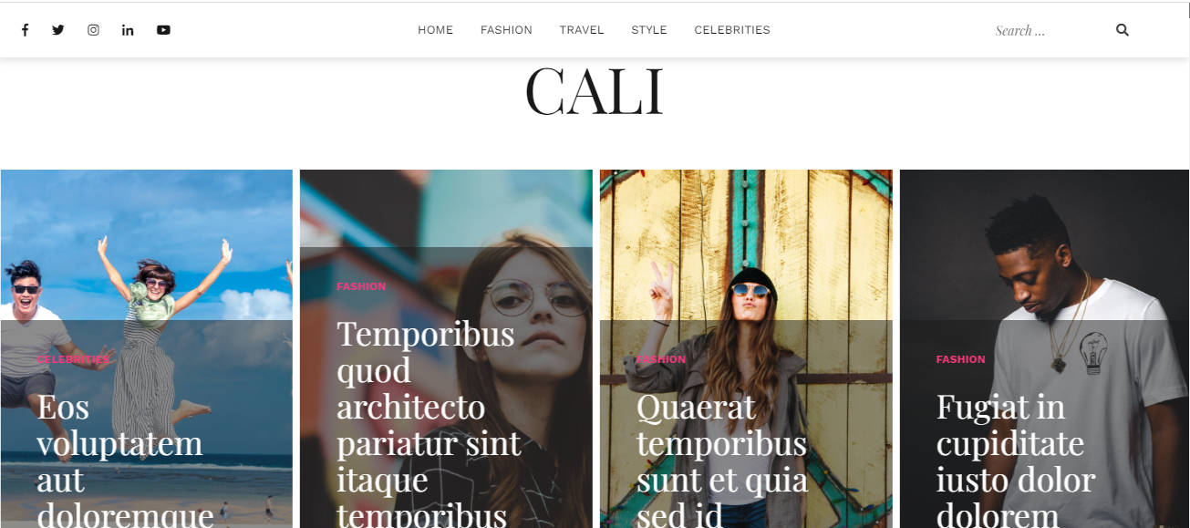 Cali es una opción sobresaliente con un diseño moderno vibrante