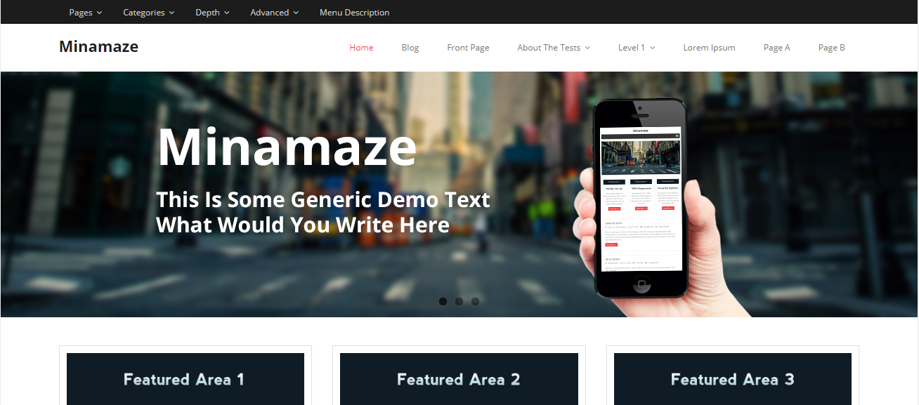 Minamaze es un tema ideal para un minimalista.