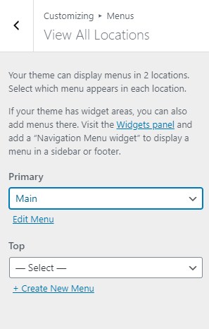 Вы можете увидеть меню, щелкнув вкладку «Просмотр местоположения».