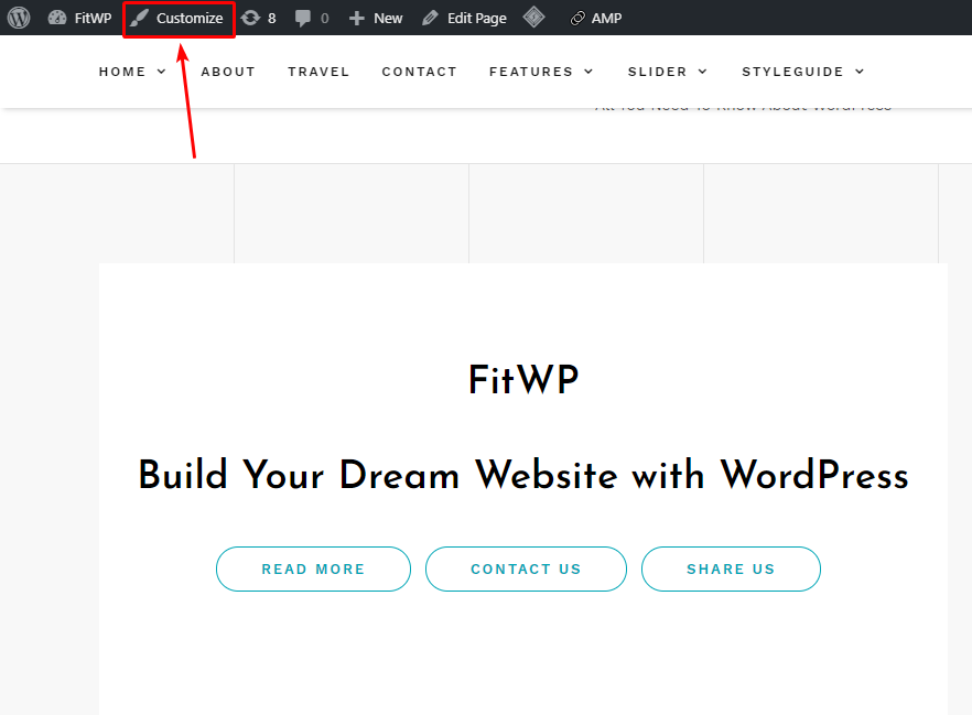 Откройте инструмент настройки.