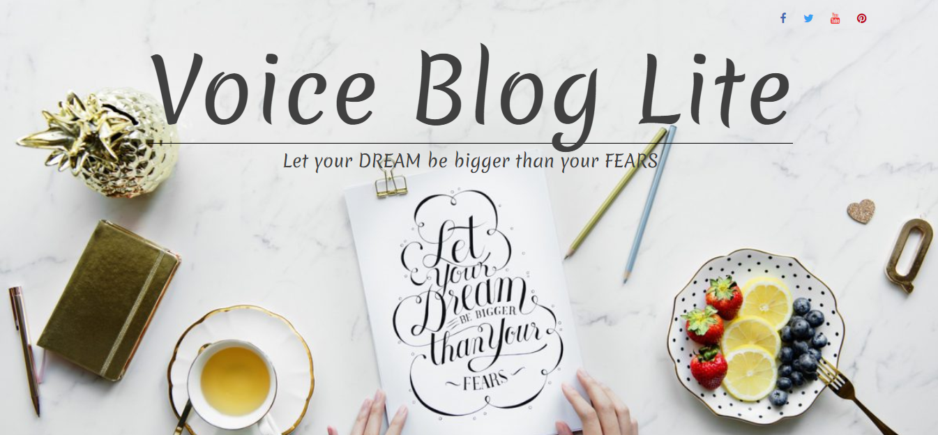 Voice Blog Lite는 아름다운 무료 WordPress 테마입니다.