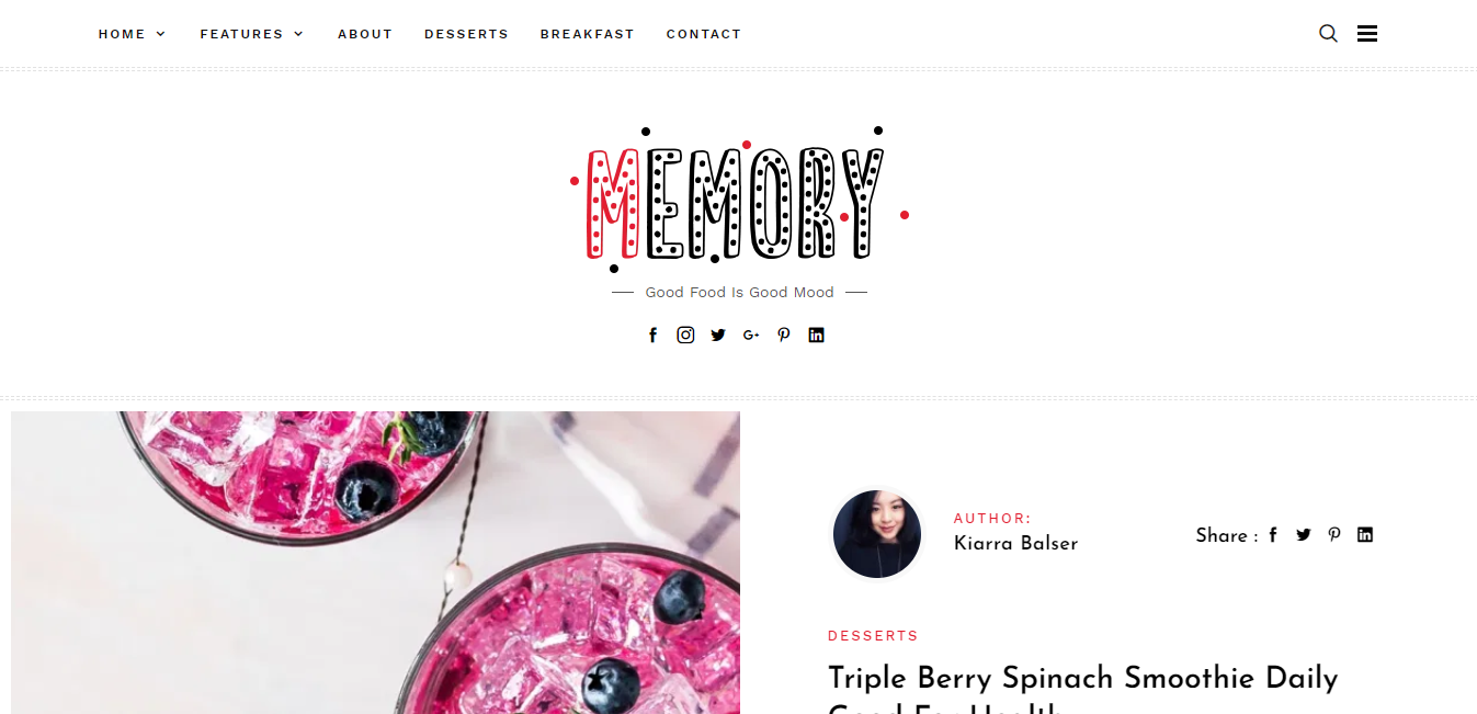 emory는 완벽한 무료 블로그 WordPress 테마입니다.