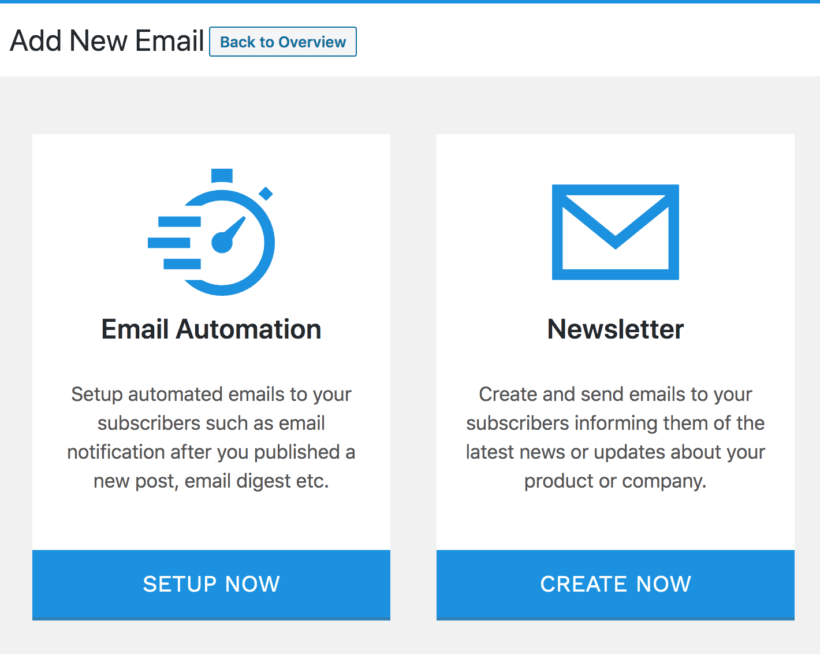 мы создадим автоматизацию электронной почты, которая будет отвечать за рассылку писем вашим подписчикам MailChimp