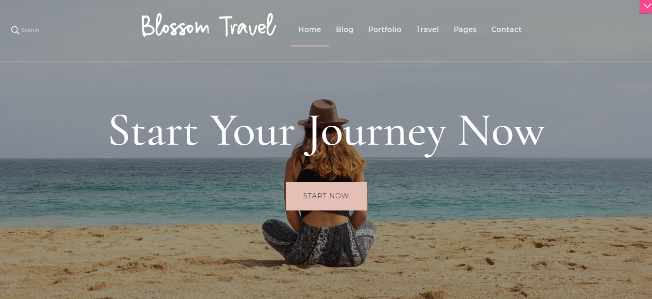 Blossom Travel es un tema gratuito encantador, especialmente diseñado para blogs de viajes femeninos exquisitos.