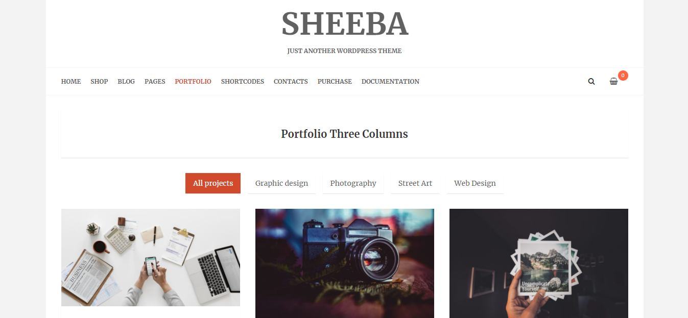 Sheeba Lite는 3열 레이아웃으로 게시물과 위젯을 효과적으로 표시하는 데 사용할 수 있는 최신 WordPress 테마입니다.