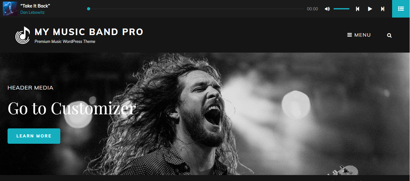 My Music Band는 방문자가 처음으로 음악 분위기를 느낄 수 있도록 하는 무료 음악 WordPress 테마입니다.