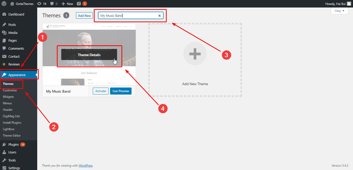 Supprimer un thème dans WordPress pour nettoyer manuellement les données inutilisées dans WordPress