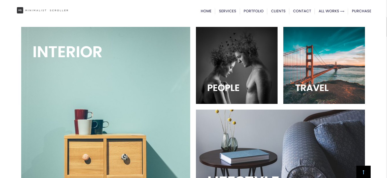 Scroller - это чистая, минималистичная и элегантная тема WordPress.