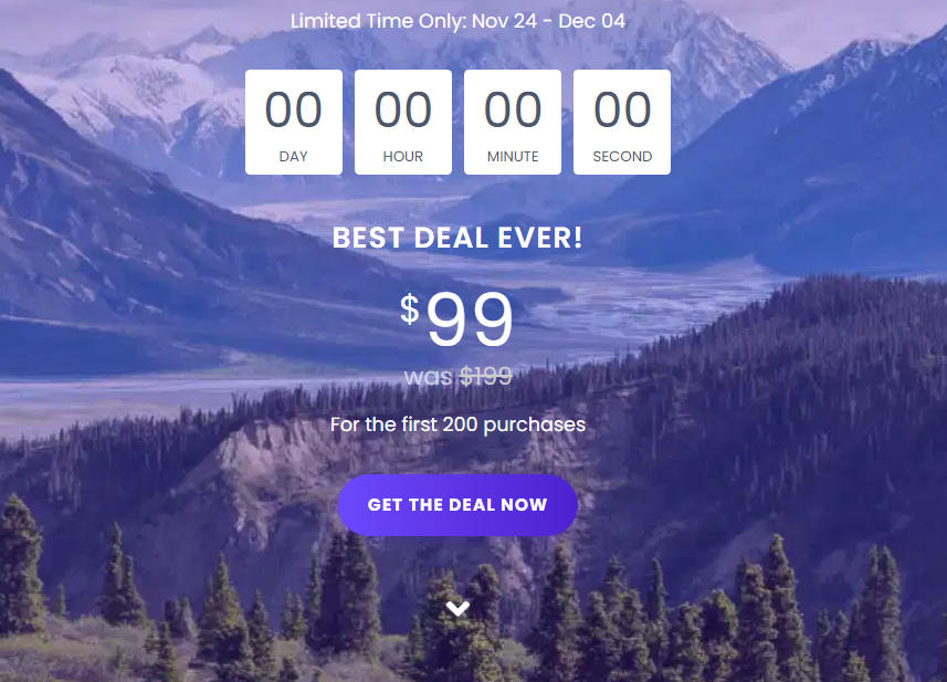 أضف ساعة للعد التنازلي للحصول على معدل تحويل أعلى