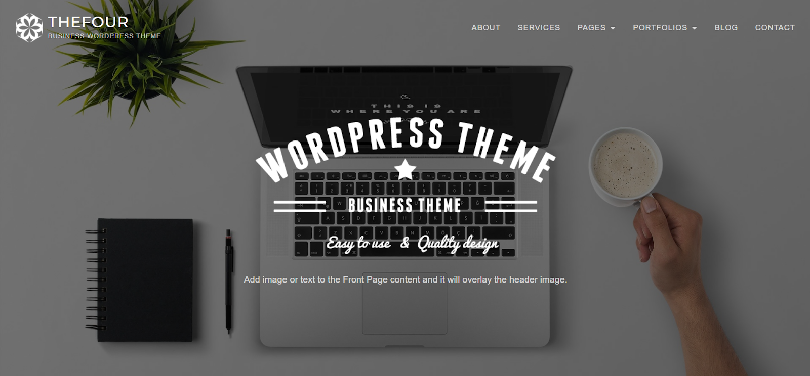 TheFour adalah situs web yang ringan, fleksibel, dan modern