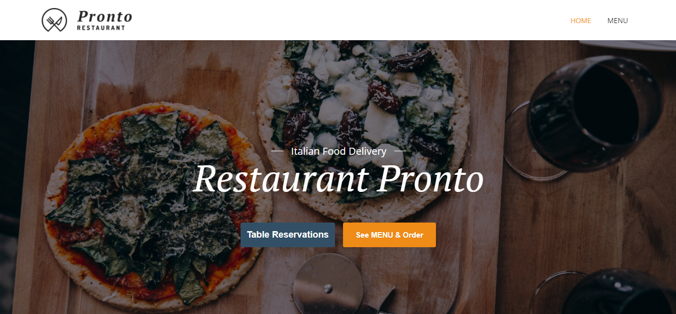 GloriaFood Restaurantは、最小限のデザインの美しいWordPressテーマです。