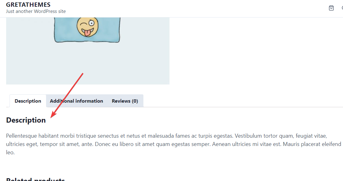 décrire plus sur le produit simple