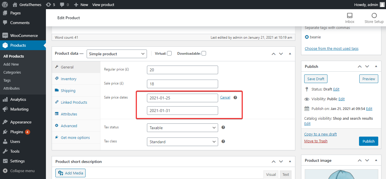 Configurer la vente avec le plugin WooCommerce