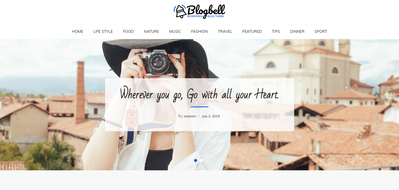 BlogBell est un thème WordPress gratuit et convivial pour le référencement ayant une apparence lumineuse et attrayante.