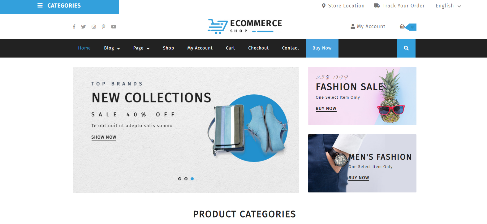 متجر VW Ecommerce Store هو سمة WordPress مجانية تعمل للموضة وأي نوع من أنواع المتاجر عبر الإنترنت
