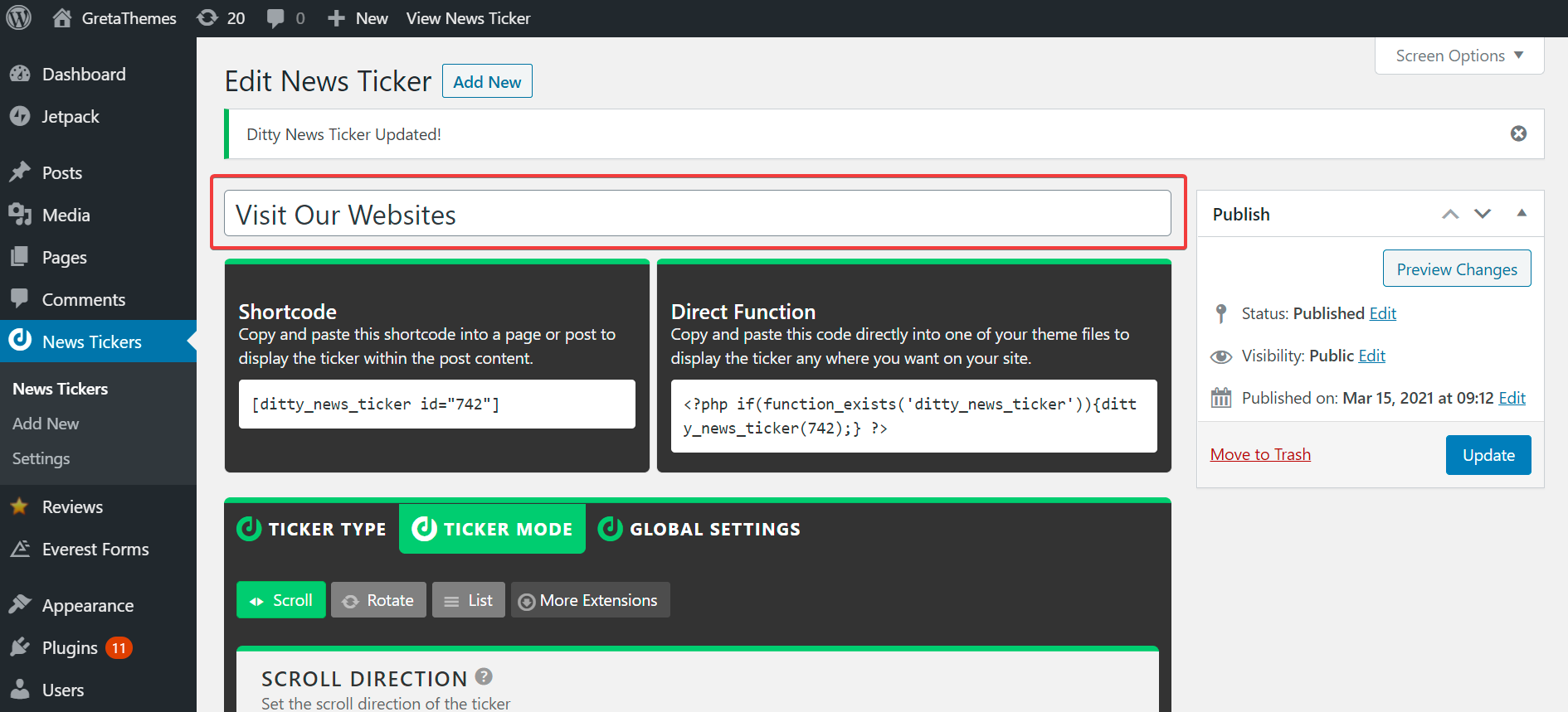 為您的新聞代碼命名