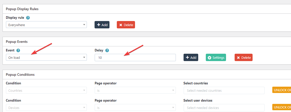 Всплывающее окно автоматически появится через несколько секунд после завершения загрузки сайта.