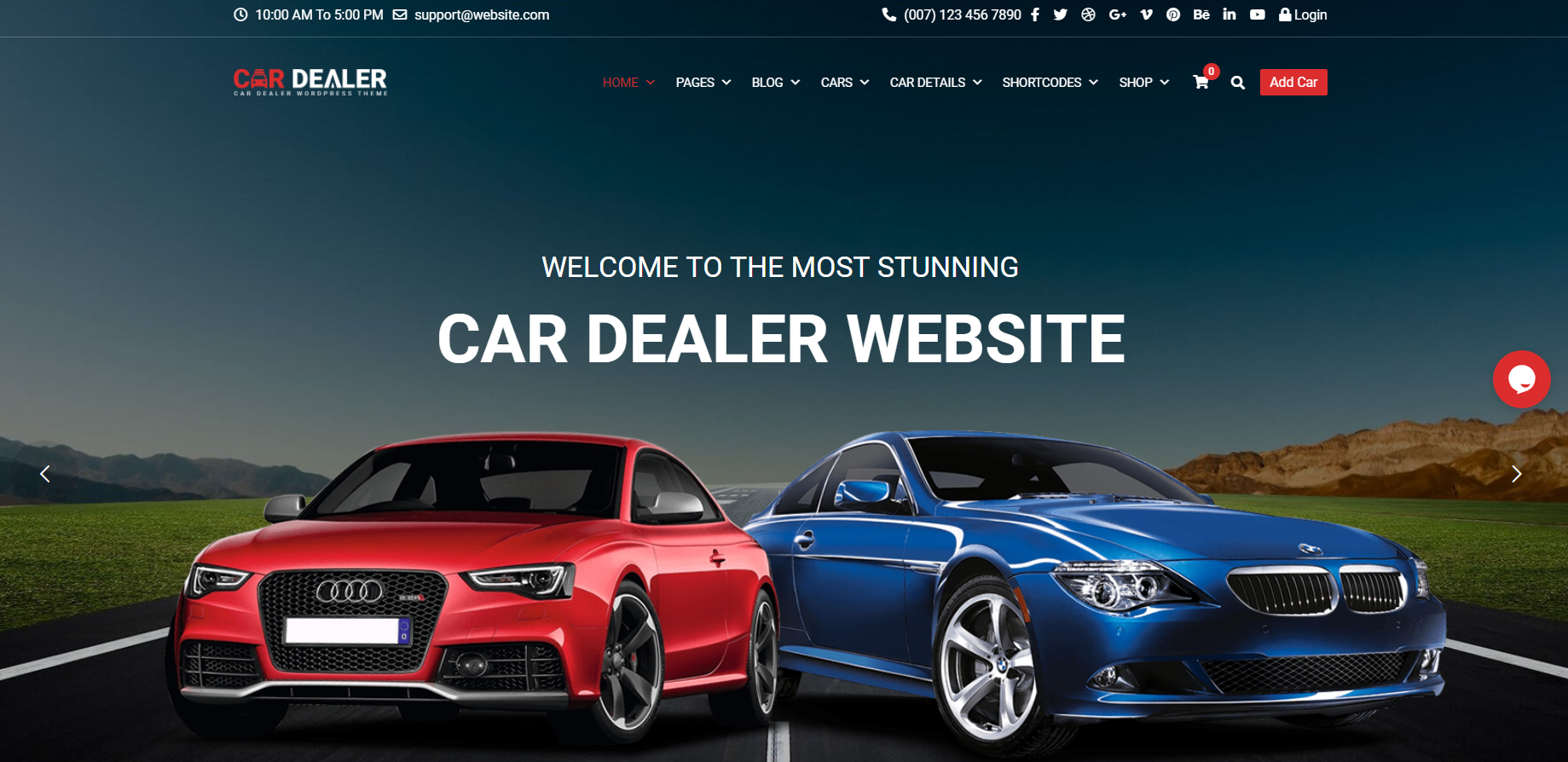 Функций Car Dealer достаточно, чтобы удивить вас и ваших клиентов потрясающей скоростью и оптимизацией для SEO.