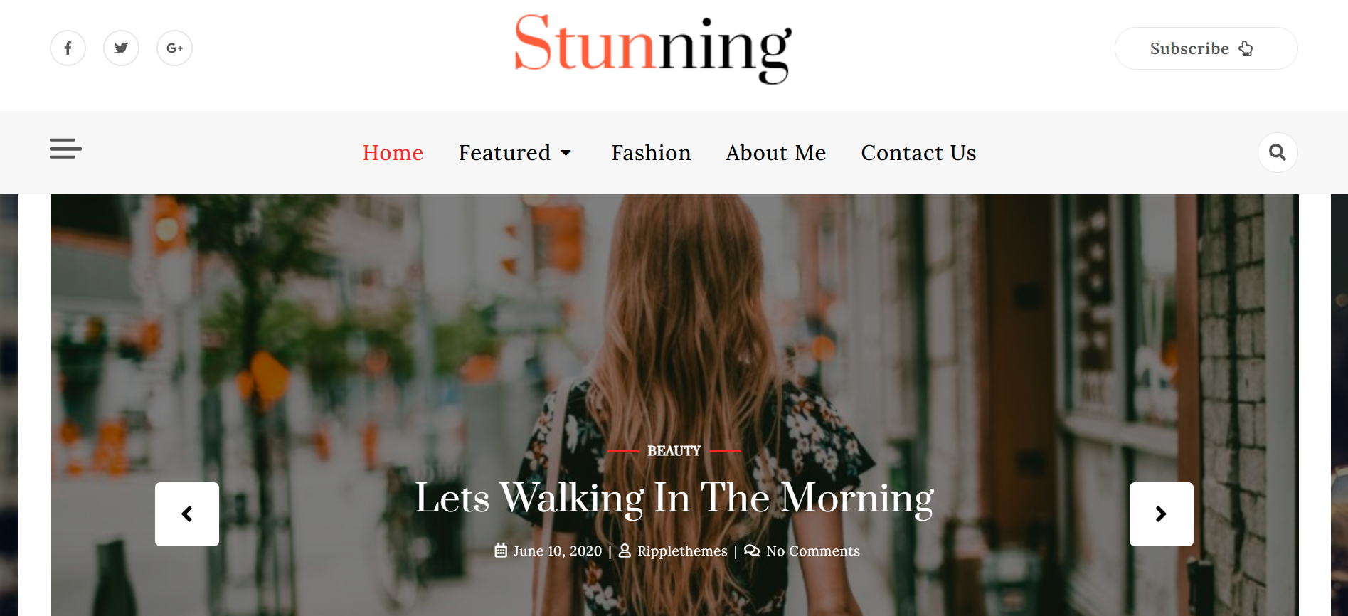 Stunning 具有适用于任何内容的简单滑块。