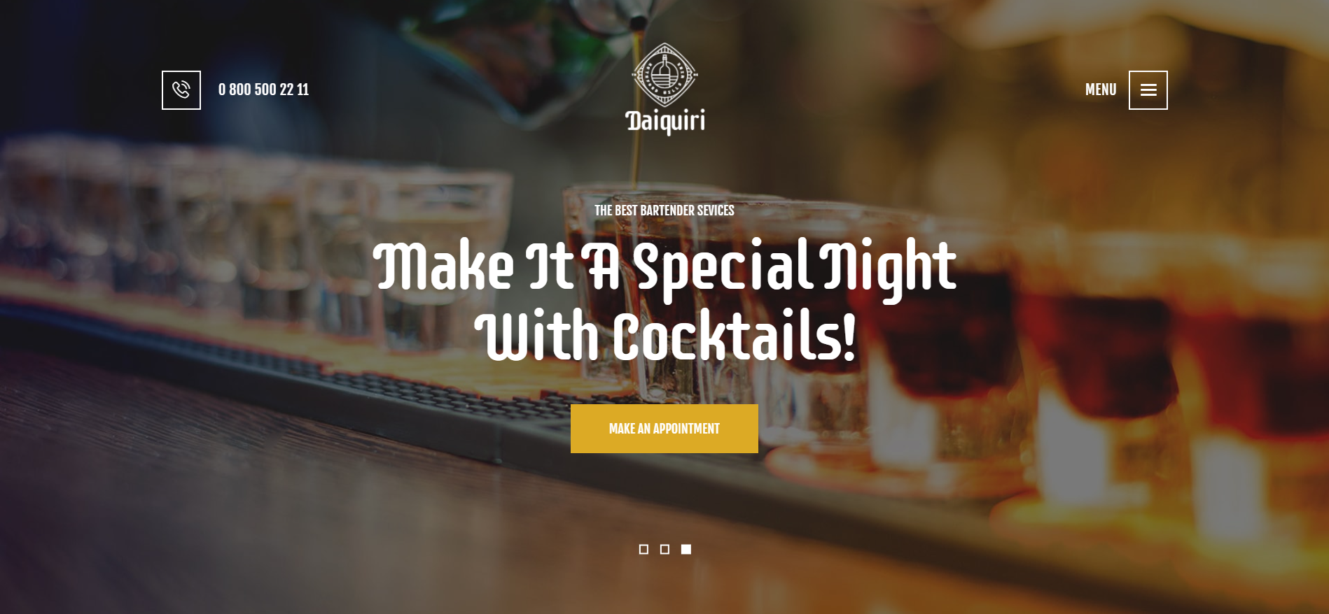 Daiquiri 是完美的 WordPress 宴會主題