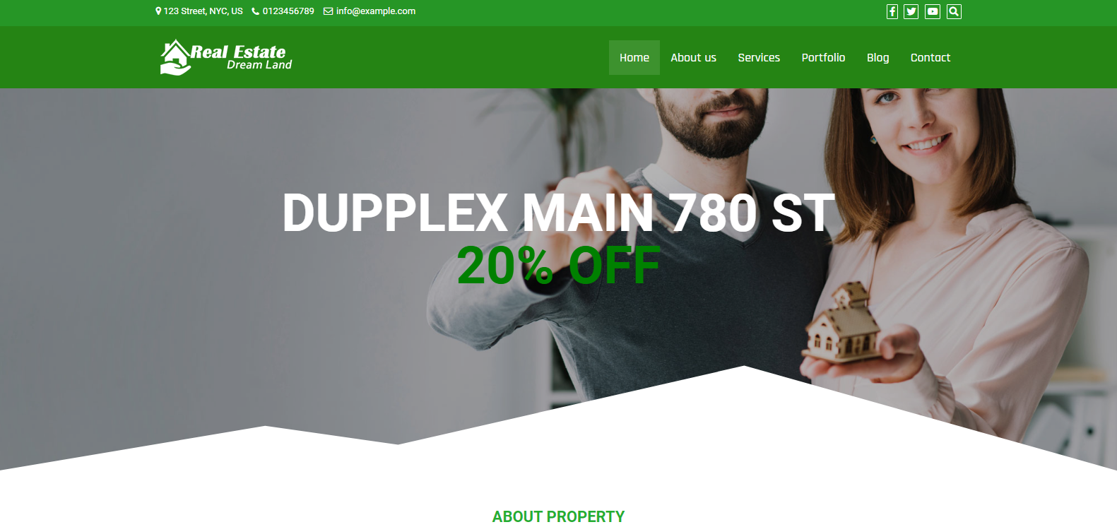 这个主题显示您的房地产如此生动。