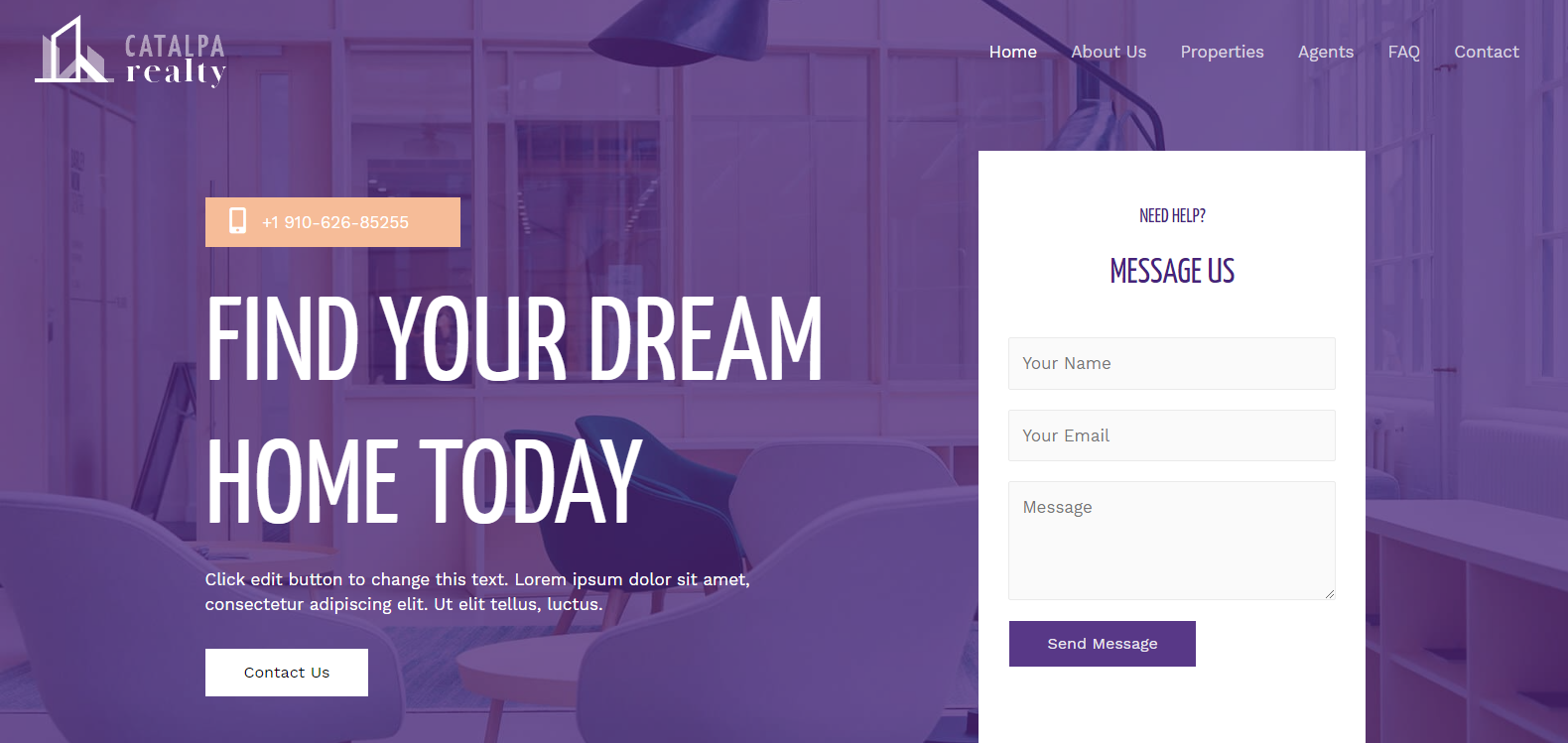 Astra 提供了许多布局、小部件、标题等，以美丽地展示您的房地产。