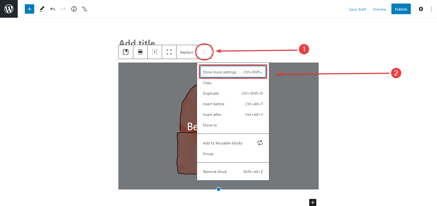 單擊顯示更多設置以進行疊加。