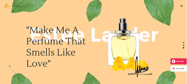 Kendall 主题用一个可爱的黄色小三叶草图标来迎接用户，从第一次点击网站就产生共鸣。