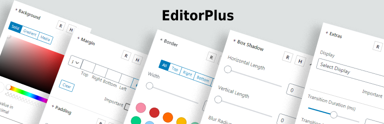 古腾堡块库和工具包 - Extendify 的 Editor Plus