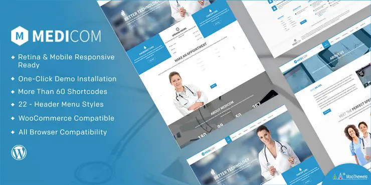 Medicom – 医疗与健康 WordPress 主题