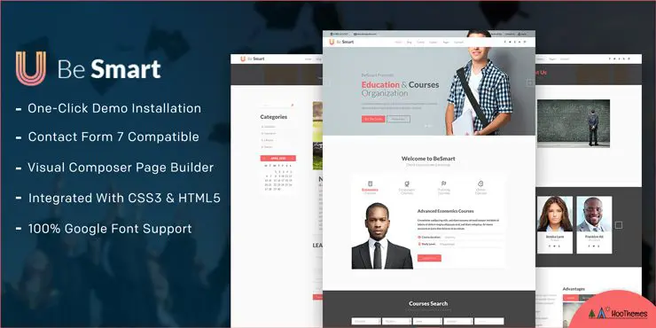 BeSmart – 教育和课程 WordPress 主题