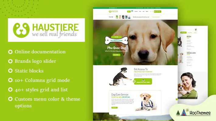 Haustiere - سمة متجر الحيوانات الأليفة RTL WooCommerce WordPress