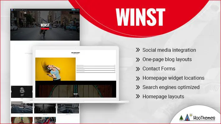Winst Personal Branding WordPress Theme