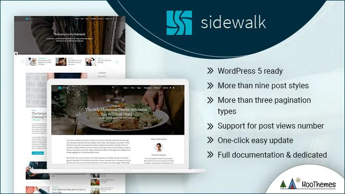Sidewalk Personal Branding WordPress Theme