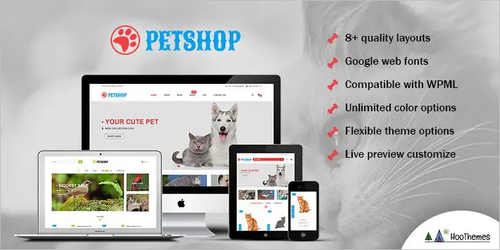 VG Petshop - سمة WooCommerce إبداعية للحيوانات الأليفة والأطباء البيطريين