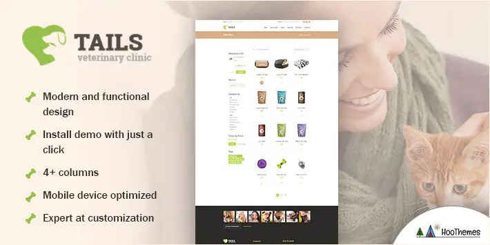 ذيول - العيادة البيطرية ، موضوع رعاية الحيوانات الأليفة والحيوانات