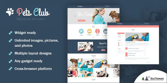 نادي الحيوانات الأليفة - موضوع رعاية الحيوانات الأليفة والمتجر والطب البيطري