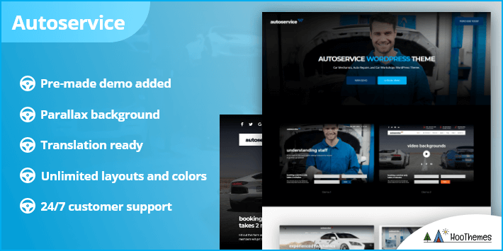 自動車整備士自動車修理車ワークショップWordPressテーマ