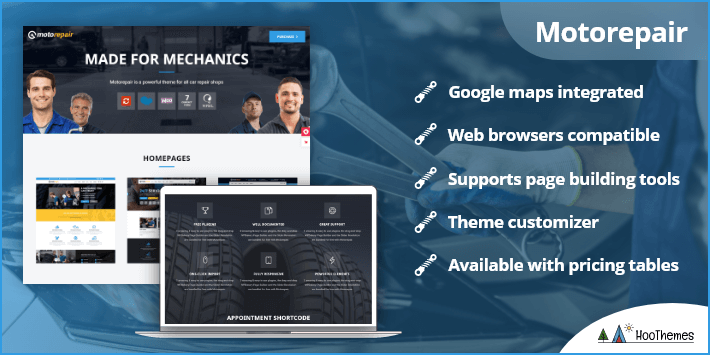 Motorepairテーマ自動車整備士