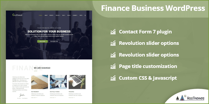 金融商务 WordPress 主题