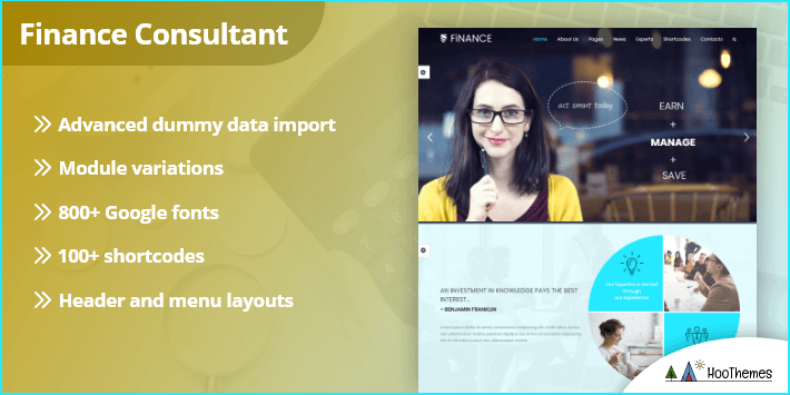 财务顾问咨询 WordPress 主题