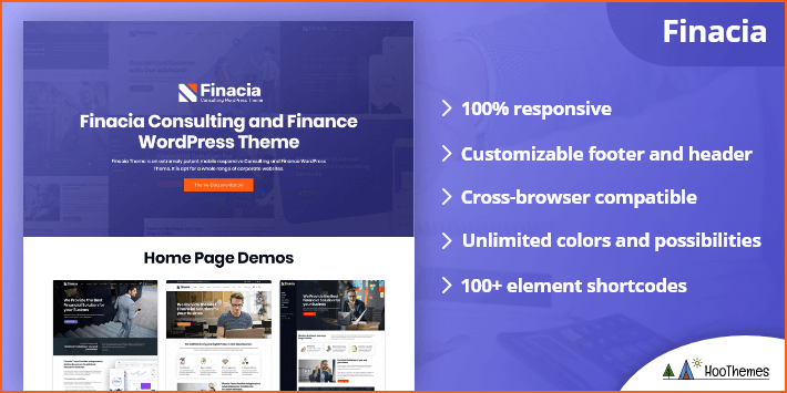 Finacia - 金融业务 WordPress 主题