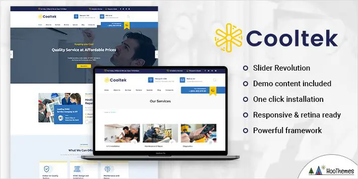CoolTek - سمة وورد لخدمات تكييف الهواء